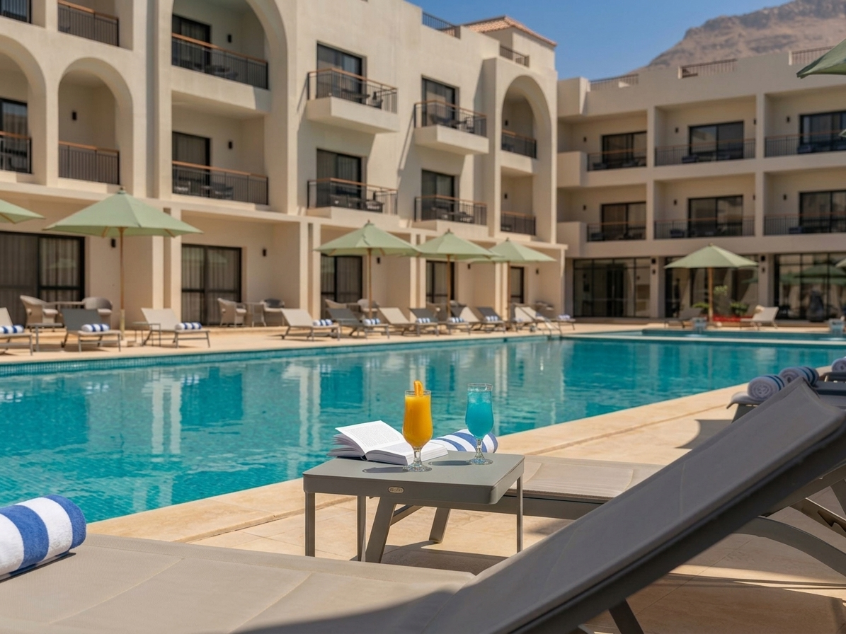 Poolside Dining AlMasa Sokhna